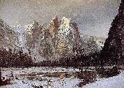 Albert Bierstadt Cathedral Rock, Yosemite Valley, California USA oil painting artist